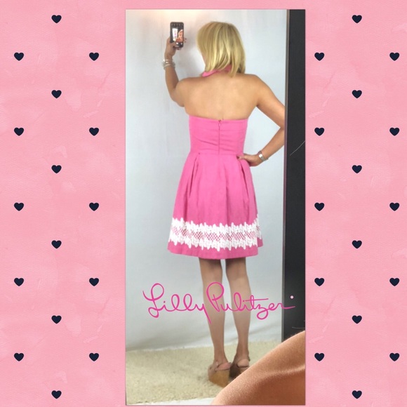 Lilly Pulitzer Crocheted Vintage Style Sun Dress 4 - Picture 2 of 6